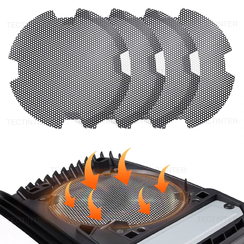 Set di 4 Filtri Antipolvere per Console PS5 Slim/Pro, Protezione Traspirante Contro la Polvere, Copertura a Rete Antipolvere per Accessori PS5 Slim
