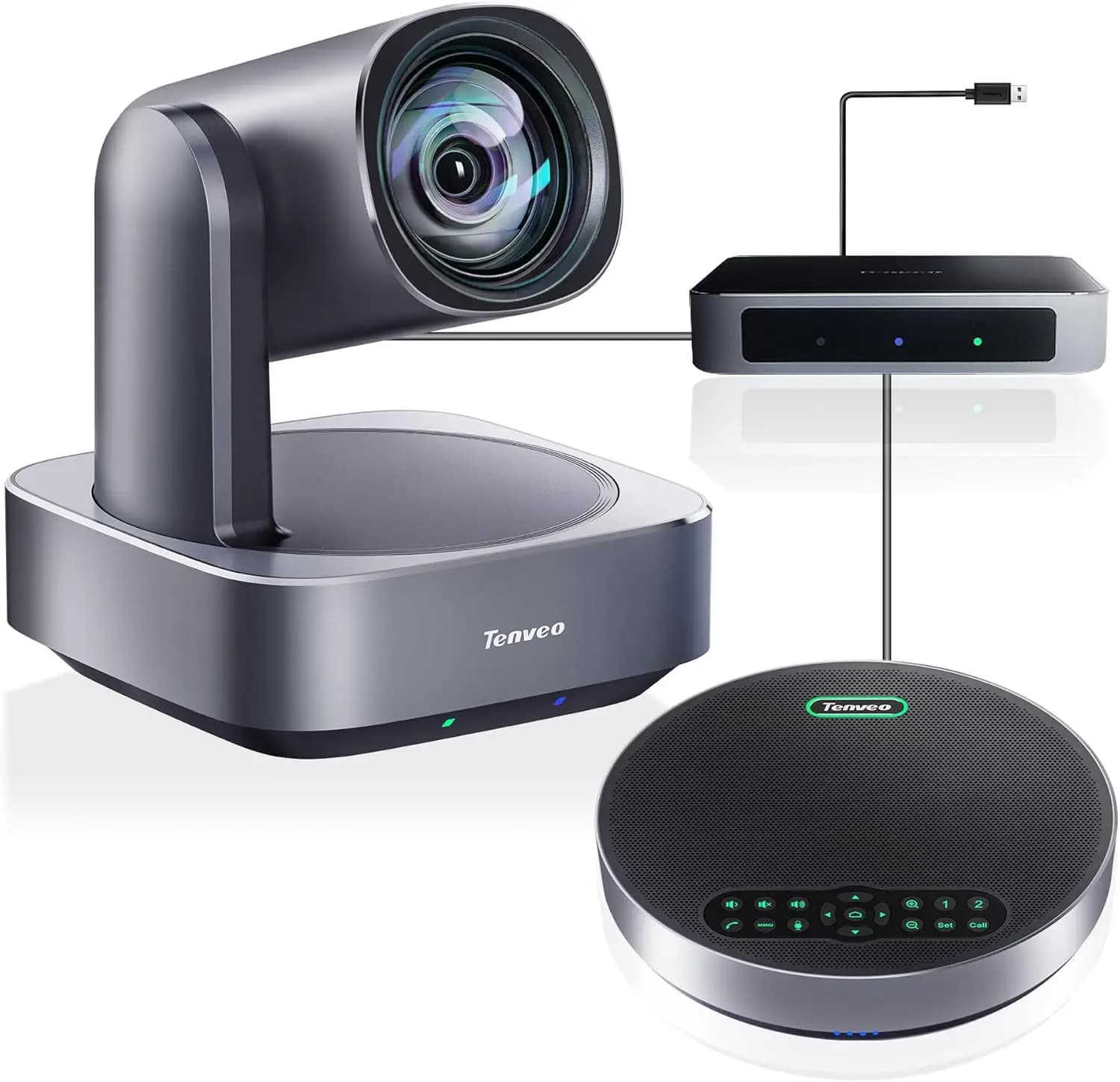 Good Performance PTZ Camera Speakerphone Hub Video Conference Equipment USB Camera Video Conference Kit Meeting Solution