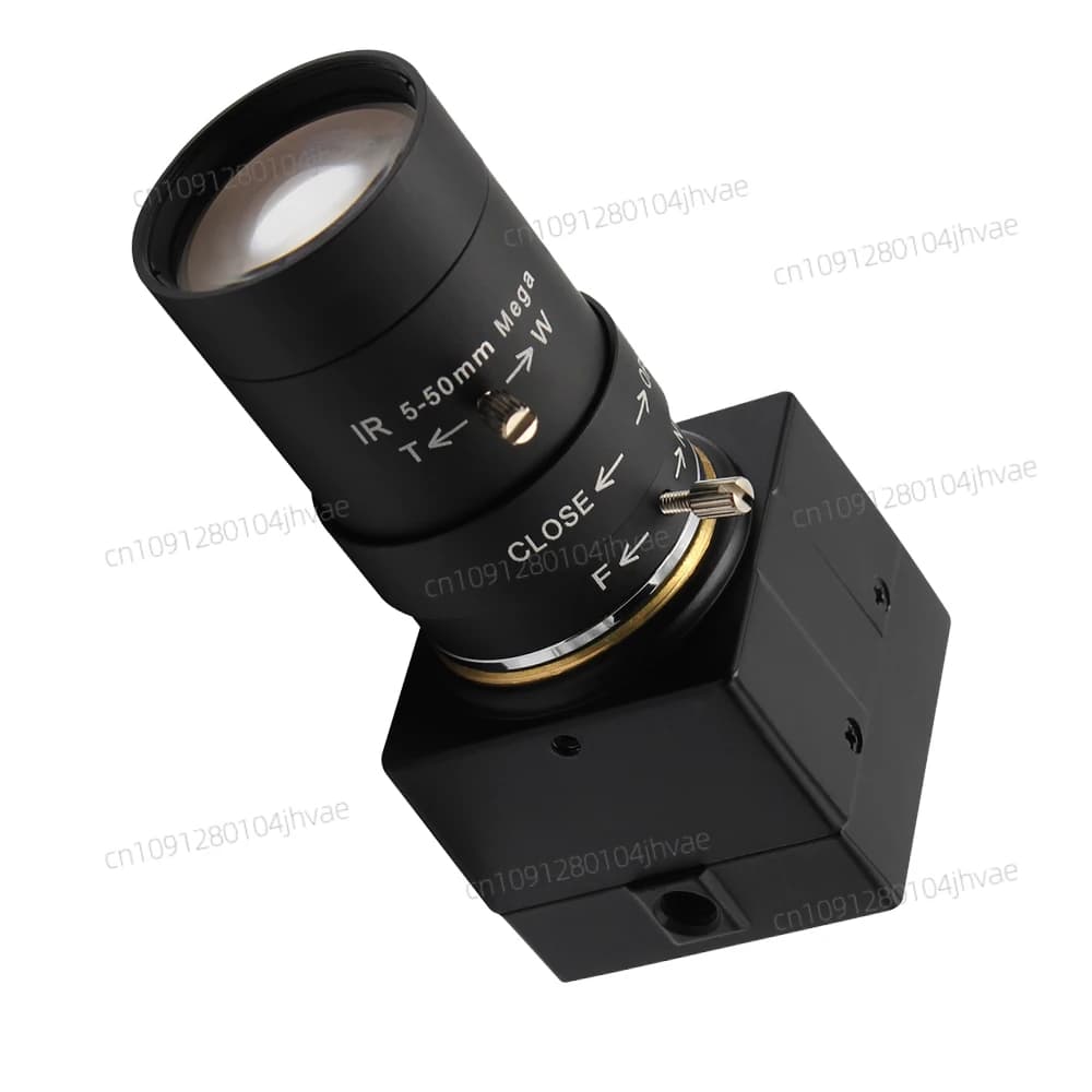 Webcam ELP 8MP Driver gratuito IMX179 Telecamera zoom USB ad alta definizione con messa a fuoco manuale varifocale da 5-50 mm per visione artificiale industriale