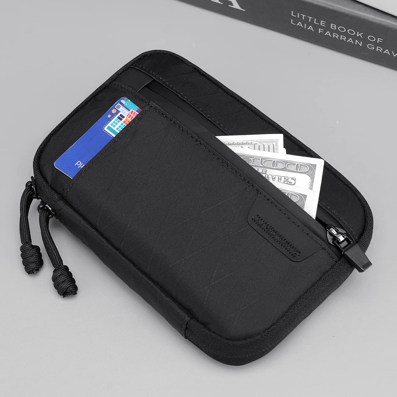 X-Pac Large Capacity EDC Organizer Wallets Outdoor Multi Tool Slots Carry Pouch Waterproof for Gear Tools Coin ID Cards Passport