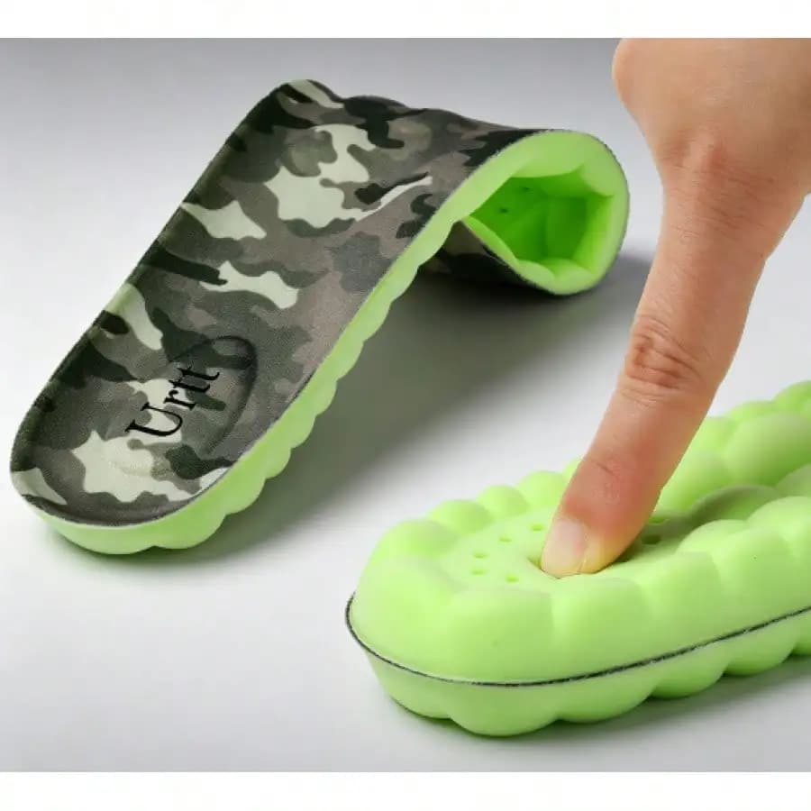 High Elastic Latex Insoles, Shock Absorption & Arch Support, Breathable Shoe Pads, For Women Shoes, Men Sneakers, Winter Shoes