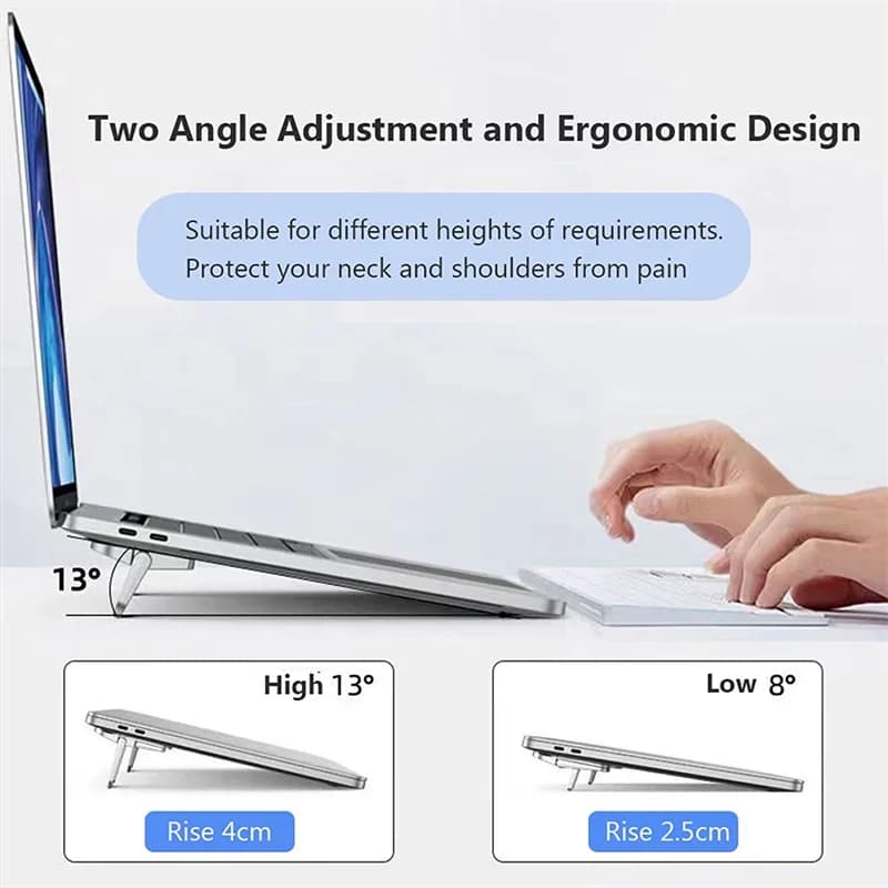 Supporto per notebook Supporto per tastiera Mini gambe portatili Supporto per laptop per MacBook Huawei Samsung Xiaomi Dell ASUS HP Toshiba