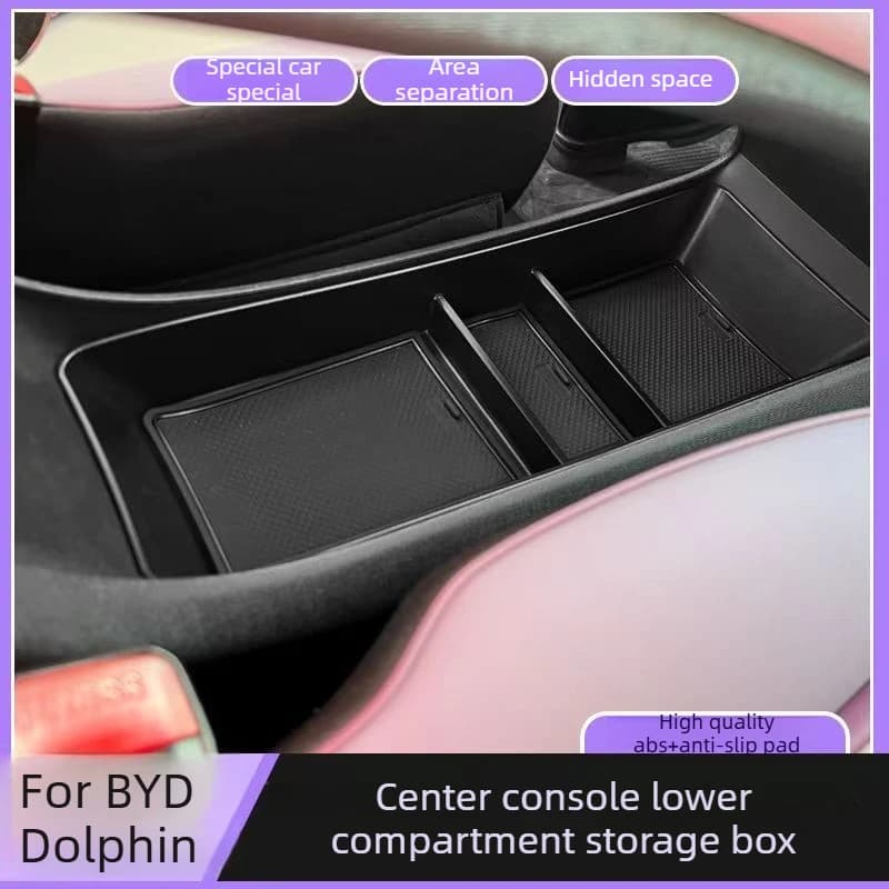 For BYD Dolphin car interior center console storage box Instrument panel storage box central control storage special accessories
