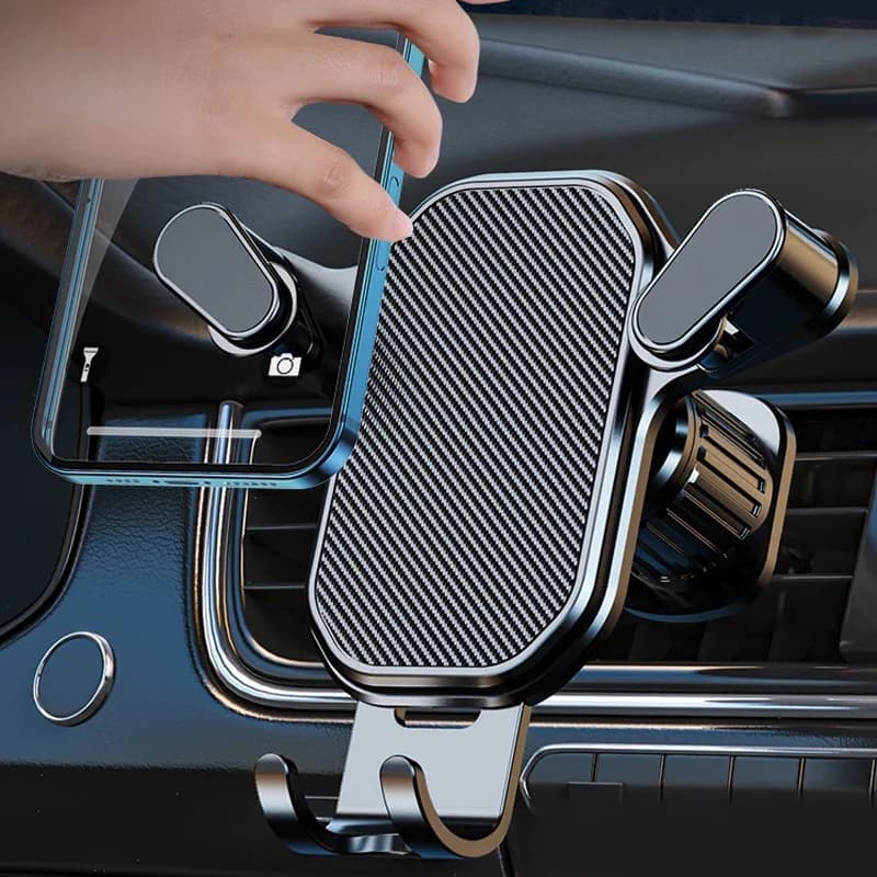 Supporto universale per telefono con presa d'aria per auto, clip di estensione per presa d'aria, supporto per telefono con gancio, supporto interno per auto per iPhone Samsung Xiaom