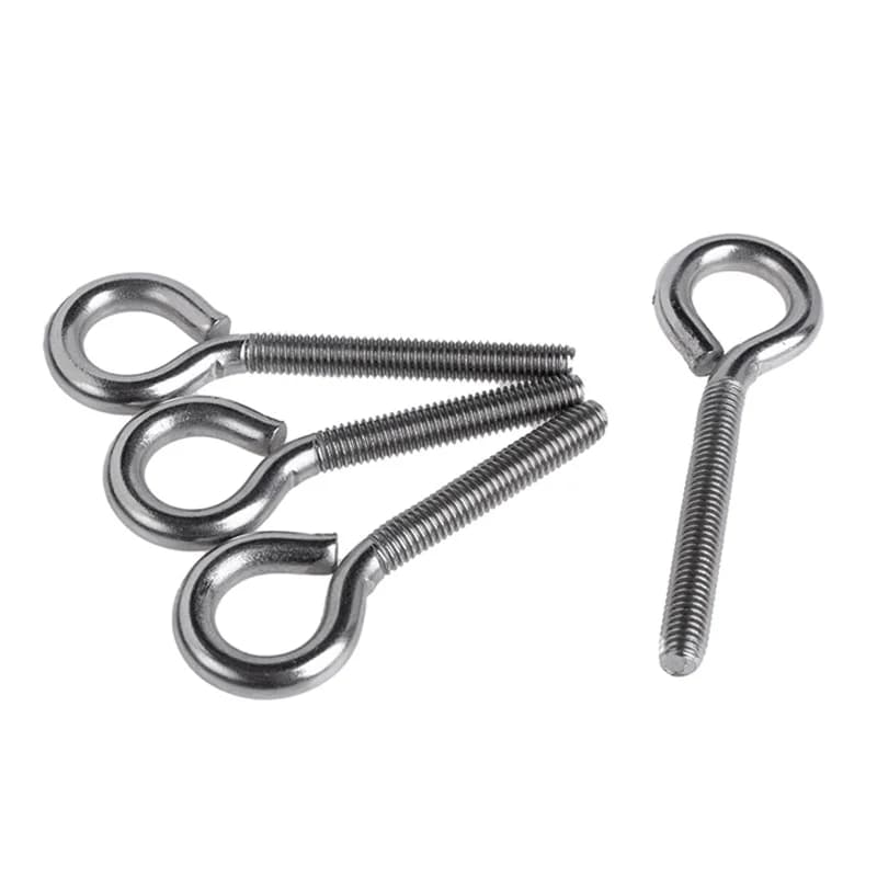 Viti a occhiello di sollevamento marine in acciaio inossidabile Foro ad anello per cavo Corda a occhiello Bullone M3-M10 Grado 304 per rigging durevole