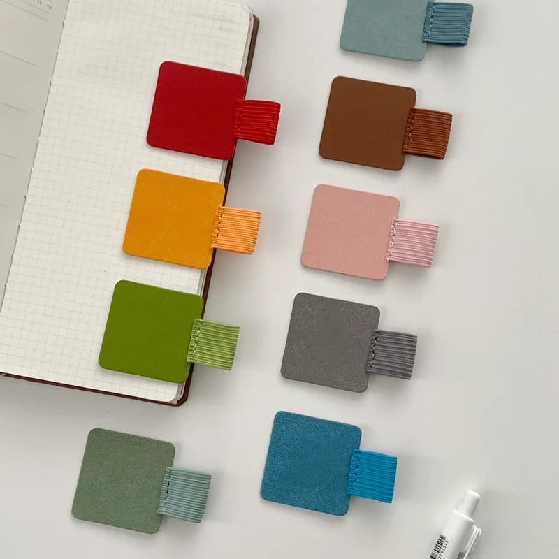 1pcs Pen Loops Pencil Holders Self-Adhesive PU Leather Pad for Stylus Pencil Books Notebooks Anti-lost Anti-fall Elastic Loops