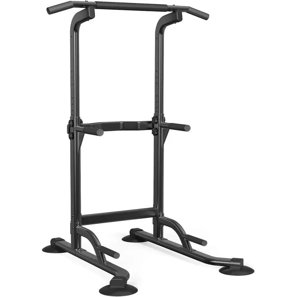 Barra per Trazioni e Stazione per Dip Regolabile in Altezza per Palestra Domestica - Attrezzatura per Allenamento di Forza per Trazioni, Chin-Up, Dips, Push-Up