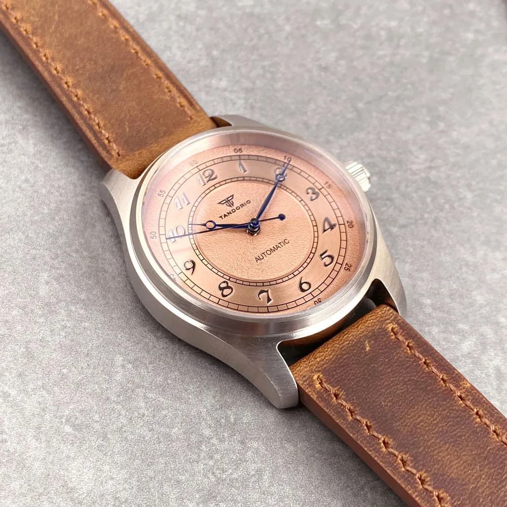 Orologio Automatico Meccanico Tandorio 39mm, Subacqueo 200M, Movimento Giapponese NH35, Orologio da Polso da Uomo con Vetro Zaffiro, Elegante e Sportivo, Impermeabile di Lusso