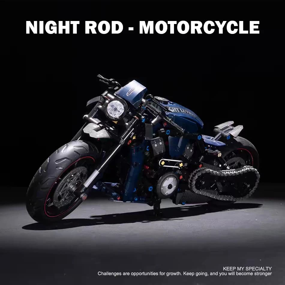 623 Pz MOC City Cruiser Moto VRSCD NIGHT ROD Modello Building Blocks Mattoni Tecnico Moto Garage Giocattolo Adulti Bambini Regalo
