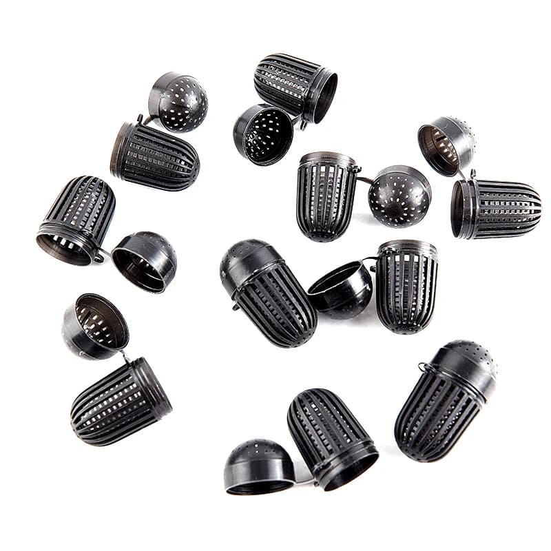Mini Gabbia per Esche da Pesca, Contenitore per Esche, Gabbia per Gamberetti, Esche per Aragoste, Scatola per Palline di Esche, Cestello Alimentatore, Porta Esche, Accessori per la Pesca