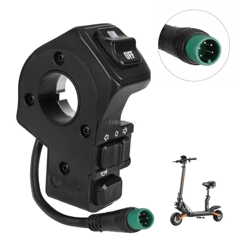 Clacson Indicatore di direzione Singal Interruttore 5pin per Kukirin G2/G3 Pro Max E-Scooter Clacson Sinistra e Destra ON OFF Pulsante Scooter Elettrico Parte