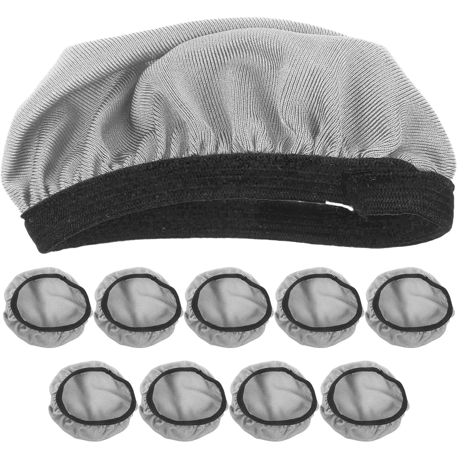 10 pieces of protective covers for earphones, headphone covers, dustproof, washable, compatible with game headphones