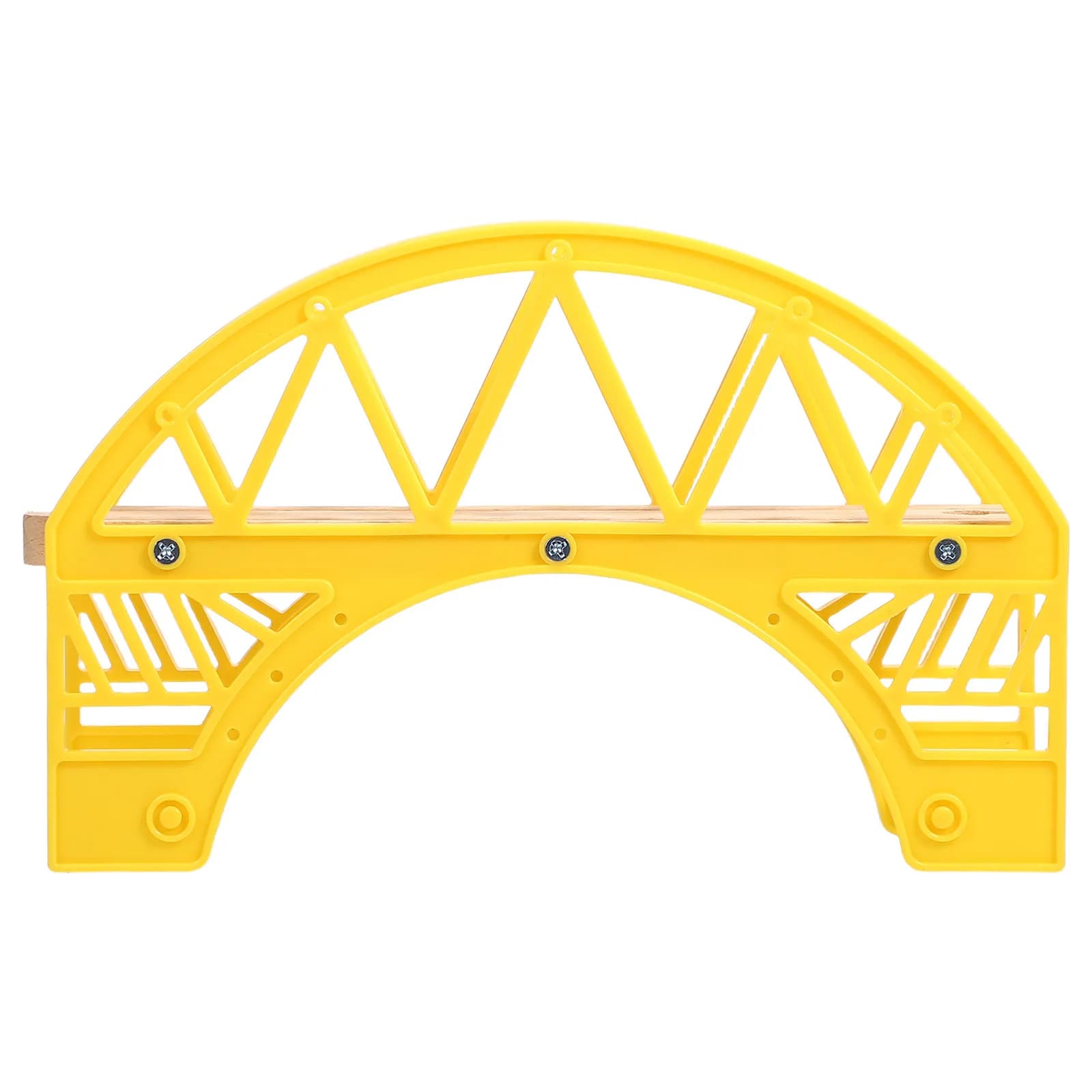 Ponte ferroviario con design ad arco per trenini, migliora la creatività e il pensiero logico, gioco interattivo educativo per bambini