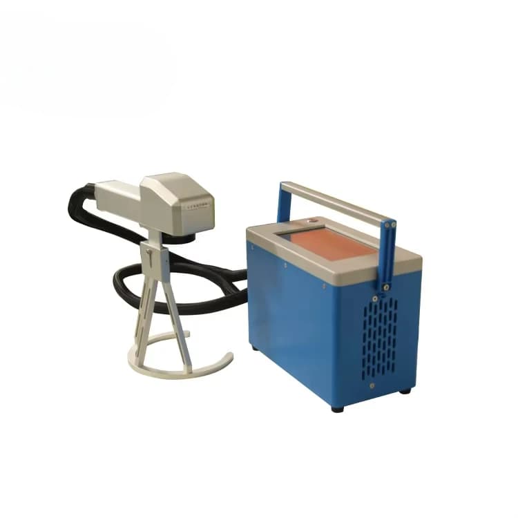 2023 nuovo design 20w 30w macchina per marcatura laser a fibra portatile portatile con batteria per incisione su metalli