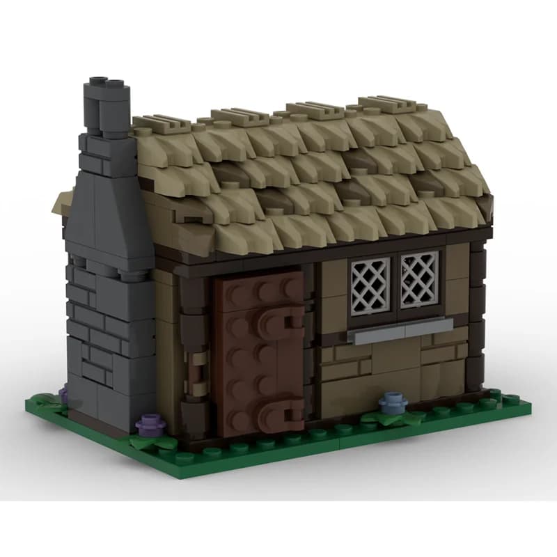 234 pezzi nuovo modello di edificio MOC piccola casa medievale assemblaggio creativo fai da te blocchi regalo per bambini