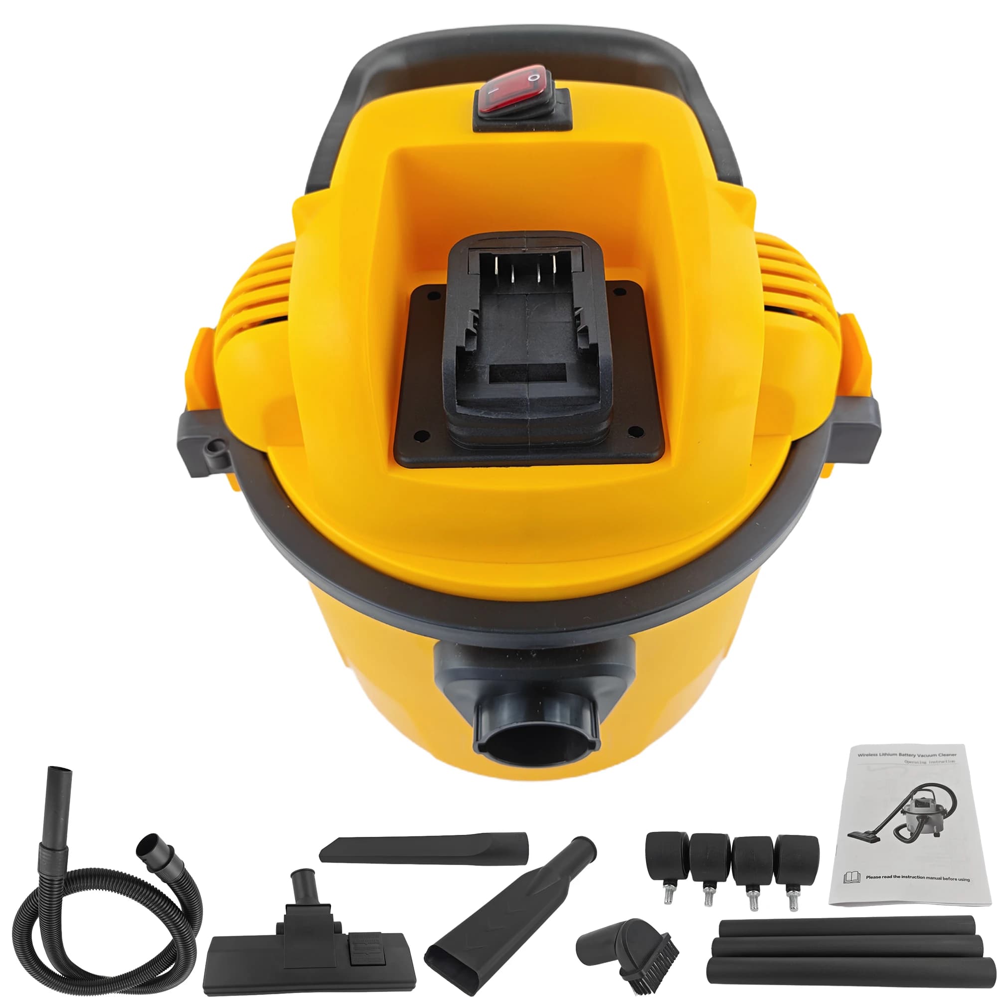For DeWalt/Milwaukee Battery Cordless Wet Dry Vacuum Cleaner Industrial High Power Shop Vacuum 3in1 Dry Wet Blow Dust Collector