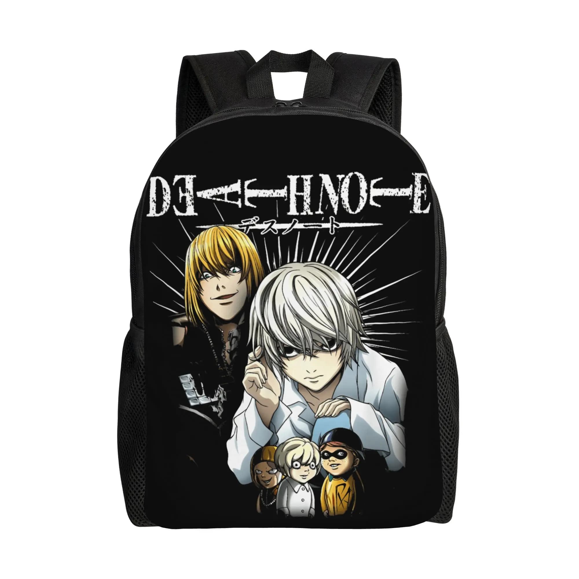 Zaino Death Note Near e Mello, Zaini da campeggio, Borse per il tempo libero da ragazza, Zaini per la scuola superiore, Zaino dal design resistente