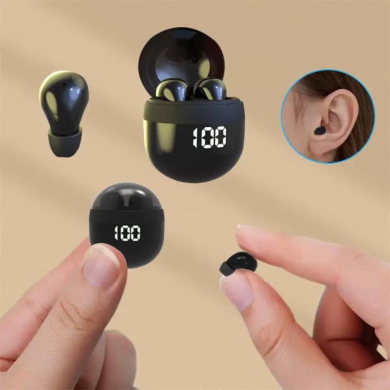 SK18 Cuffie per bassi pesanti Auricolari Bluetooth senza fili Cuffie per dormire con microfono Riduzione del rumore Mini auricolari per Xiaomi Redmi