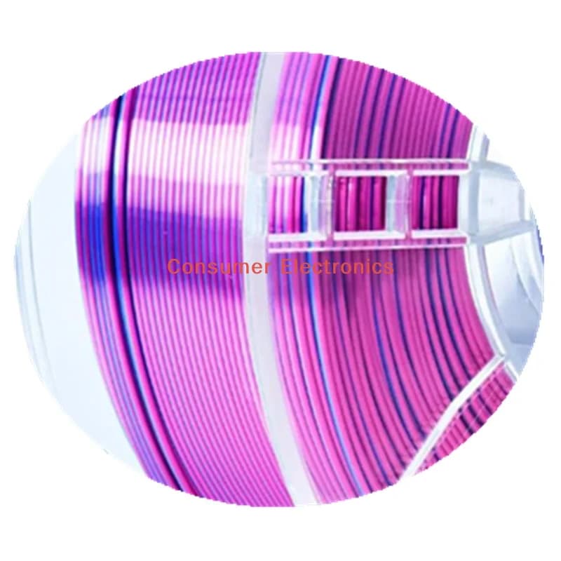 3D Printer Dual Color Filament PLA 1kg Silk Filament 1.75mm Two-tone 3D Printing Material Two Color Filament Sublimation Duotone