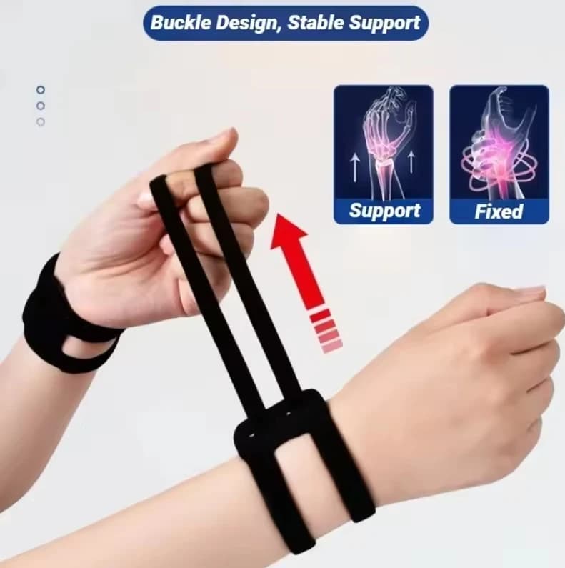 Cinturino regolabile per il supporto del polso per lo sport | Fascia di compressione da polso in nylon traspirante per basket, badminton e fitness-1 pezzo