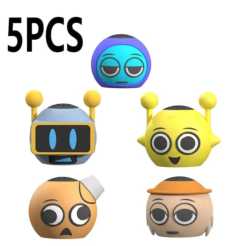 !!New Sprunki Cartoon Anime Game Speaker Desktop Sound Decorations Expressive Wireless Speaker Soundbox Gift for Boys Girls Kids