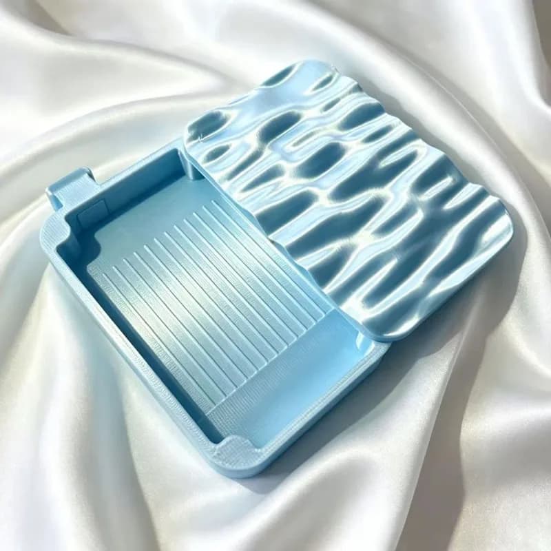 Creative Water Ripple Magnetic Diamond Painting Tray DIY Rhinestone Sorting Storage Box Craft Accessories Organizer Tool