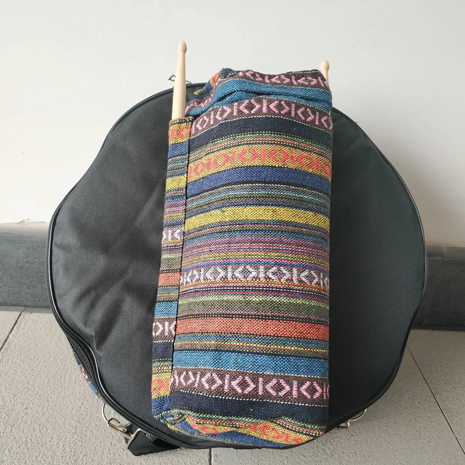 Snare Drum Backpack Padded Snare Drum Bag Percussion Bag Wear Resistant Music Gear Long-Lasting Oxford Material