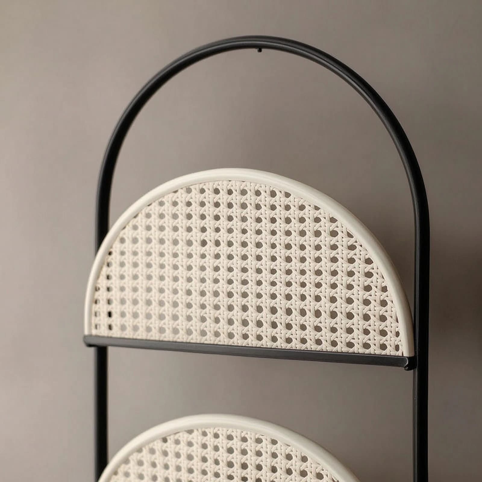 Magazine Rack with Cane Shelves Compact Wall-Mounted Magazine Rack Mail Holder with Slots Easy to Install Organizer Long-Lasting