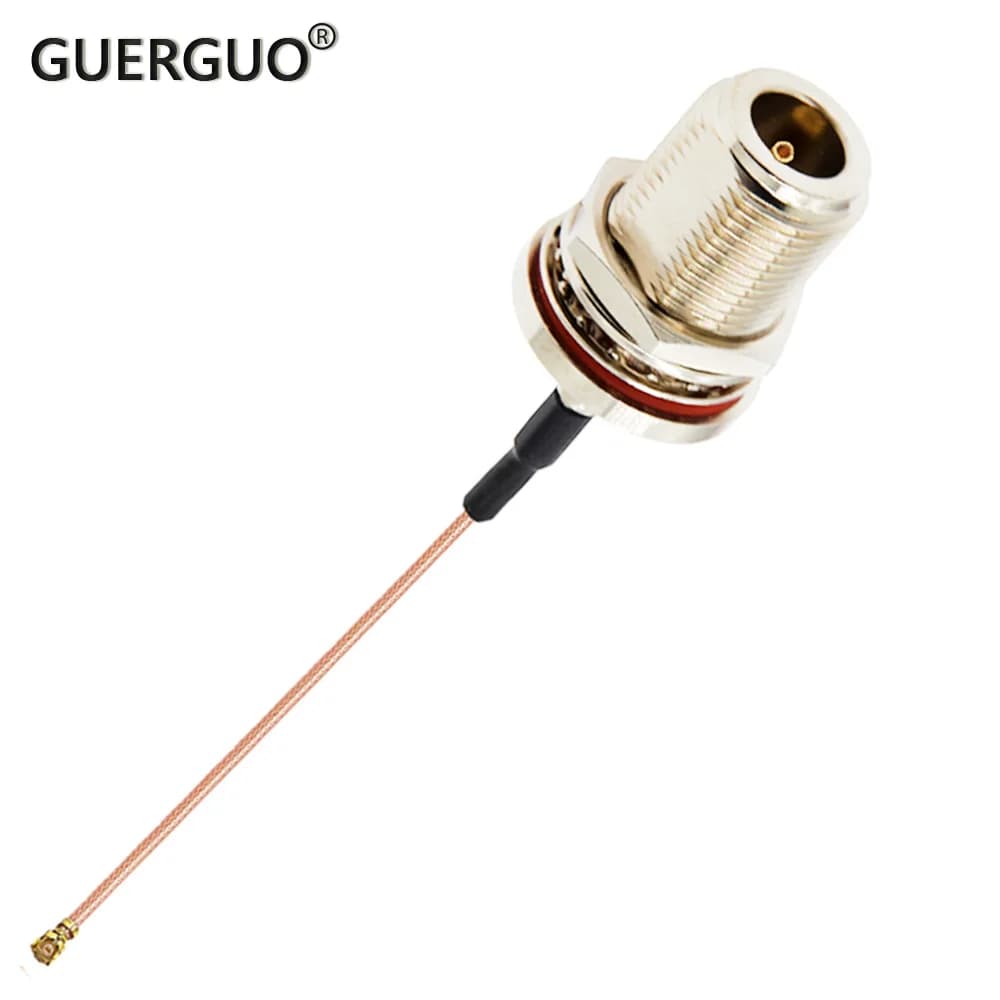 Cavo coassiale RF MHF RG178 impermeabile N femmina/N maschio a u.FL/MHF4 femmina, prolunga per antenna WIFI