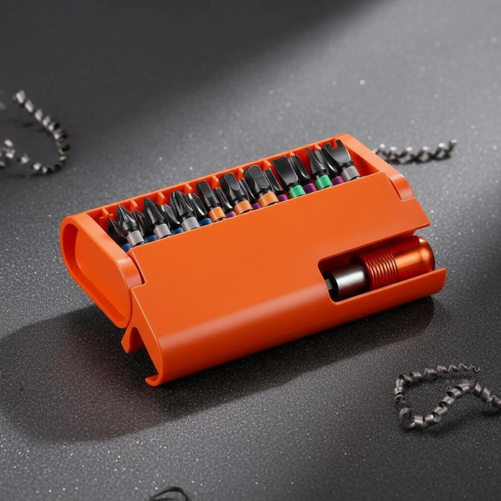 Set di punte esagonali in acciaio S2, elevata durezza, accattivante collezione di punte per cacciavite, accessorio per utensili, antiruggine, portatile
