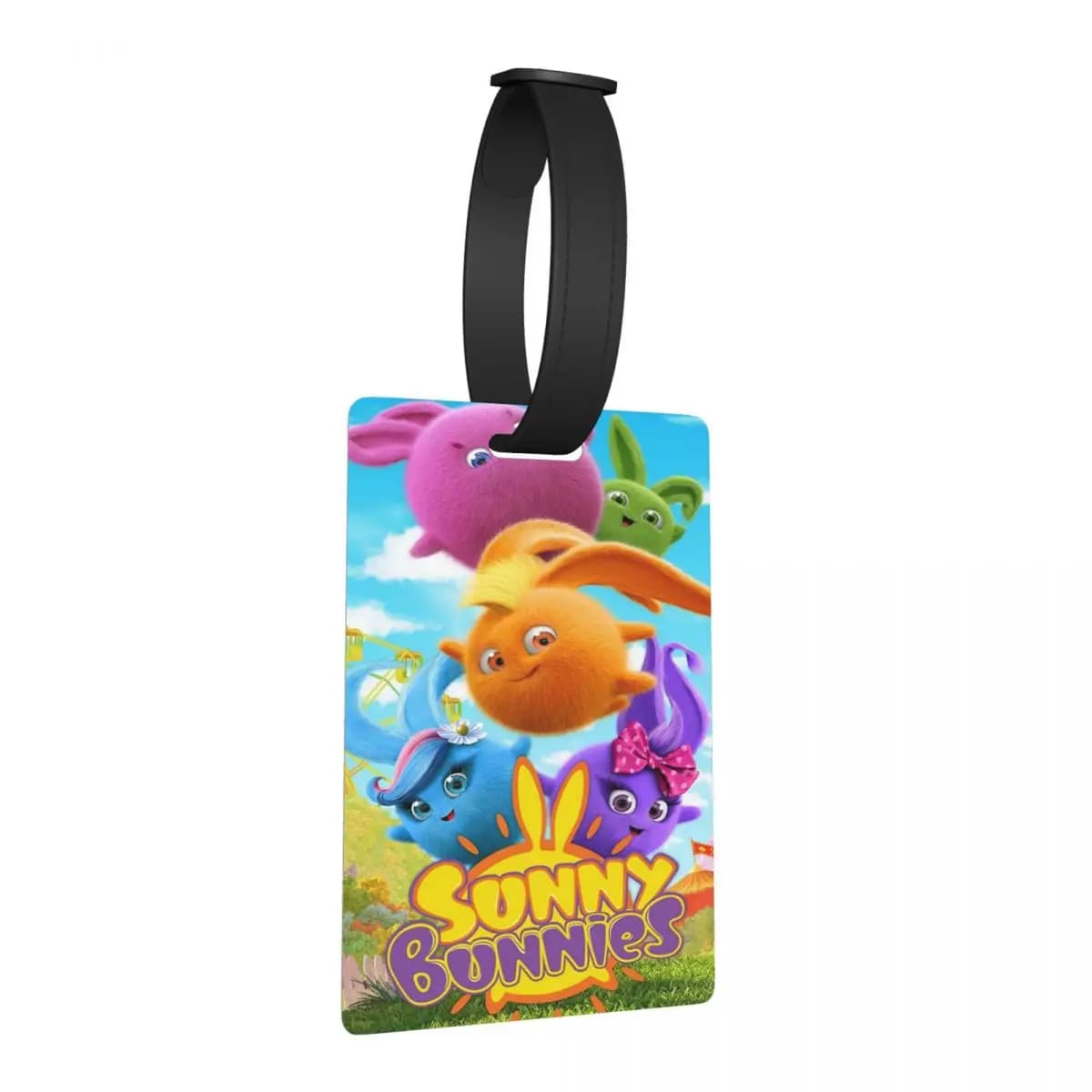 Etichette per Bagagli Anime Sunny Bunnies, Accessori per Valigie, Targhette da Viaggio con Porta Nome e Indirizzo