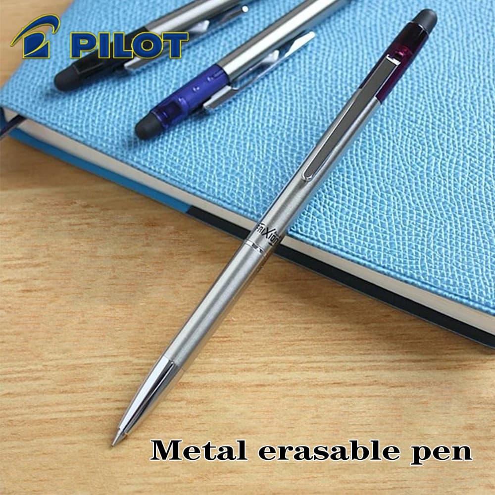 1PC Japan Pilot Frixion Ball Slim 0.38mm Penna gel cancellabile in metallo Penna rollerback To School Kawaii Stationery