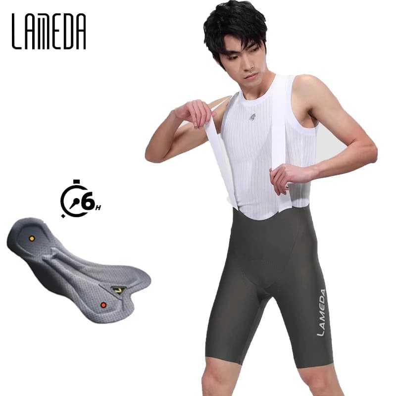 LAMEDA Professional Men's Cycling Knits UPF50 + Solar Protection Road Bike Knits Bicycle Shorts Riding Pants Cycling Clothing MTB