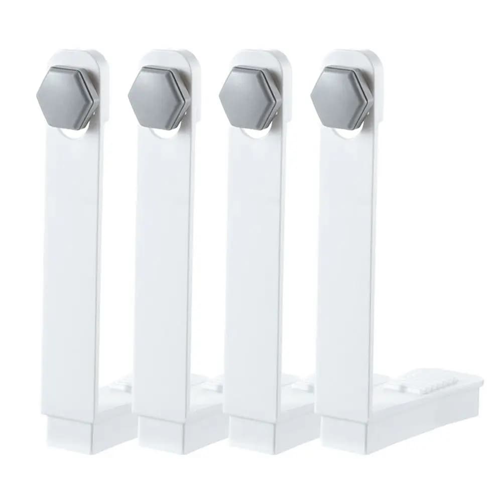 4PCS Anti-running Chiusura senza ago Pinza Supporti per materasso Lenzuolo antiscivolo Fibbia Lenzuolo Clip Copripiumino Clip di fissaggio