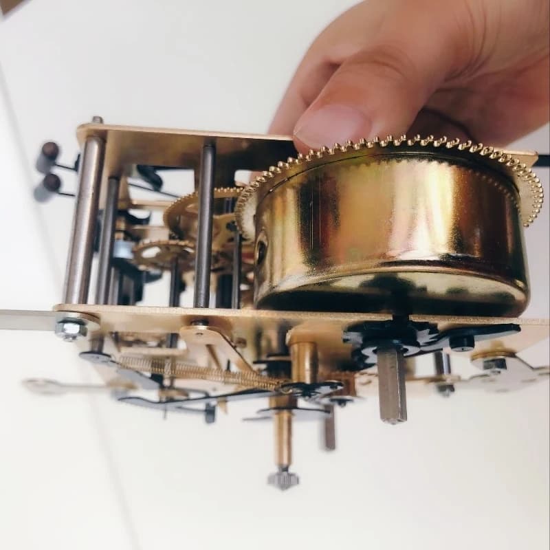 Polaris 31 days 15 days old-fashioned mechanical winding floor clock wall clock full copper clock movement accessories