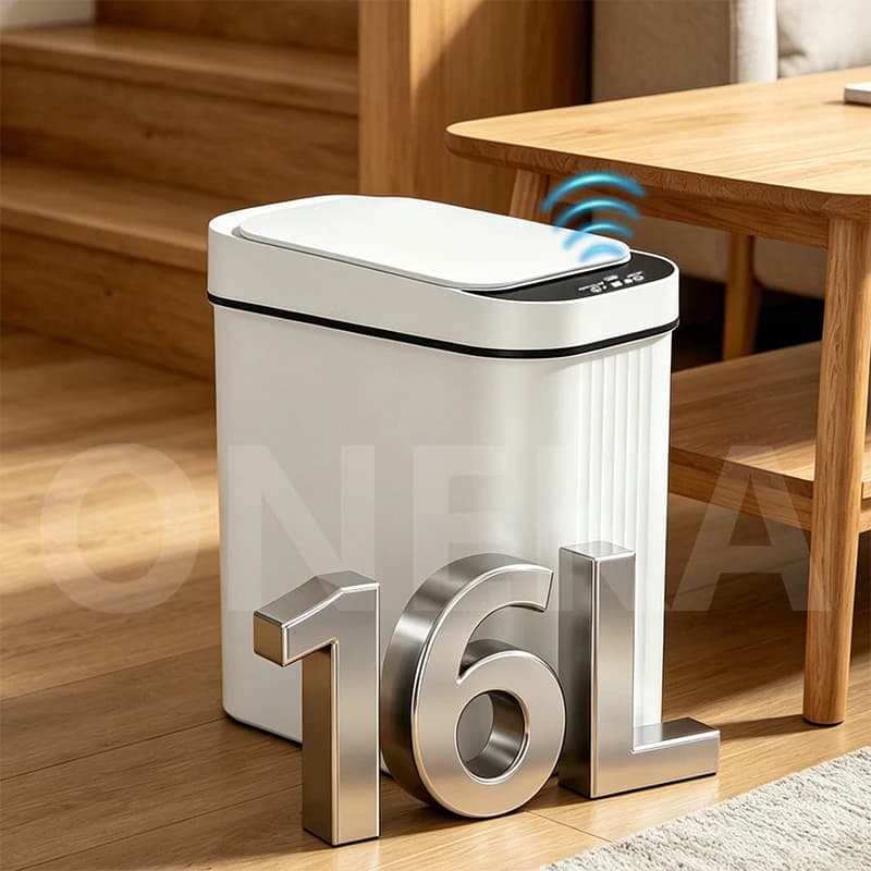Cestino Automatico Intelligente con Sensore e Alimentazione a Batteria per Cucina, Bagno e Ufficio