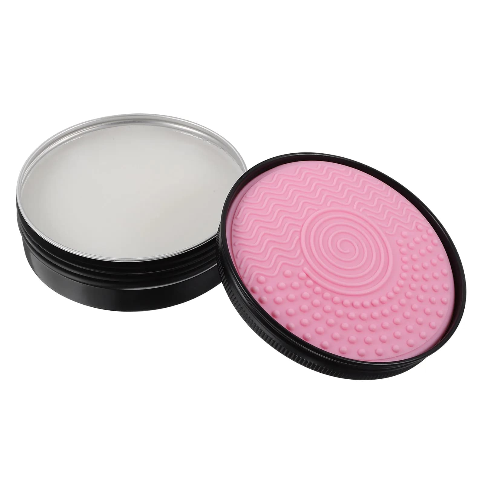 Scatola per la Pulizia dei Pennelli da Trucco, Detergente in Sapone Portatile e Leggero, Strumento per Pulizia Rapida e Facile di Pennelli per Ombretto e Blush