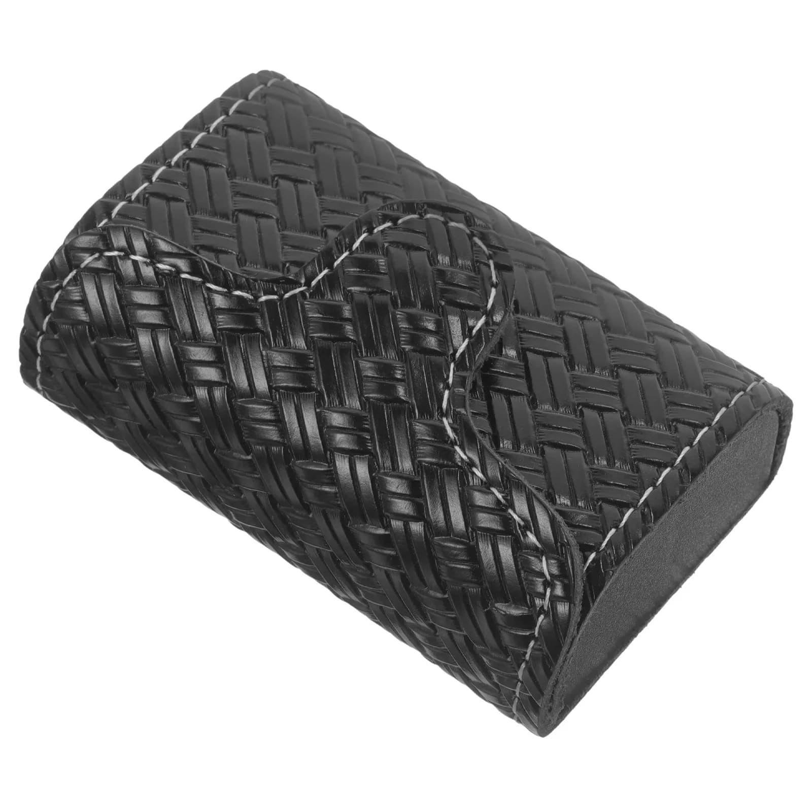 Scatola Porta Plettri per Chitarra in Pelle Bovina Premium, Organizer Compatto e Portatile per Plettri, Slides e Accessori