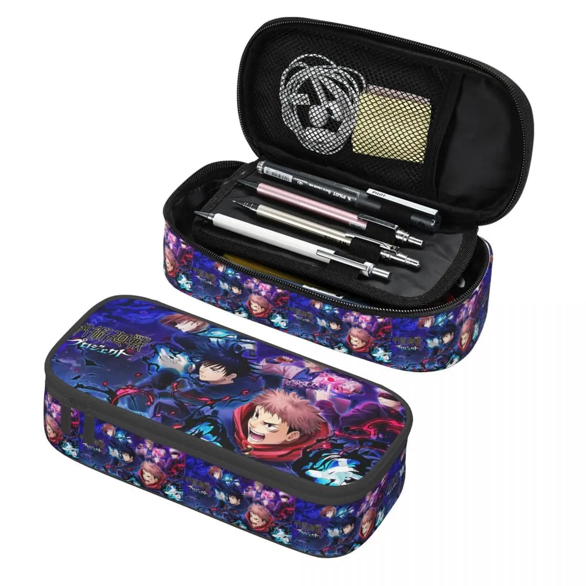 Megumi Besto Friendo Jujutsu Kaisen Sukuna Anime Astuccio per matite Astuccio per matite Forniture di cancelleria Astuccio per penne Astuccio per matite per bambini
