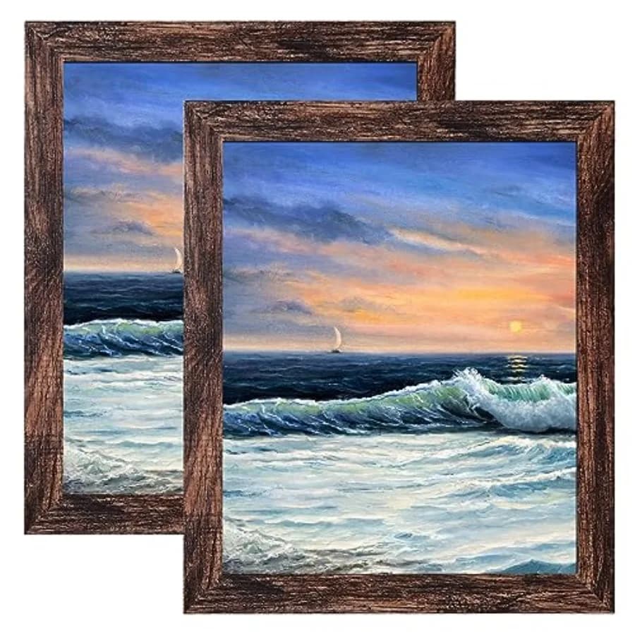 8x10 Picture Frame for Wall Mounting or Tabletop Display, 2 Pack