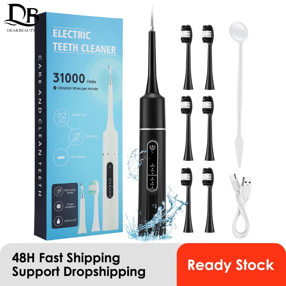 Electric toothbrush Sonic Dental Scaler Cleaner Teeth Plate tartus stains tobacco removal tartar cleansing kit for teeth