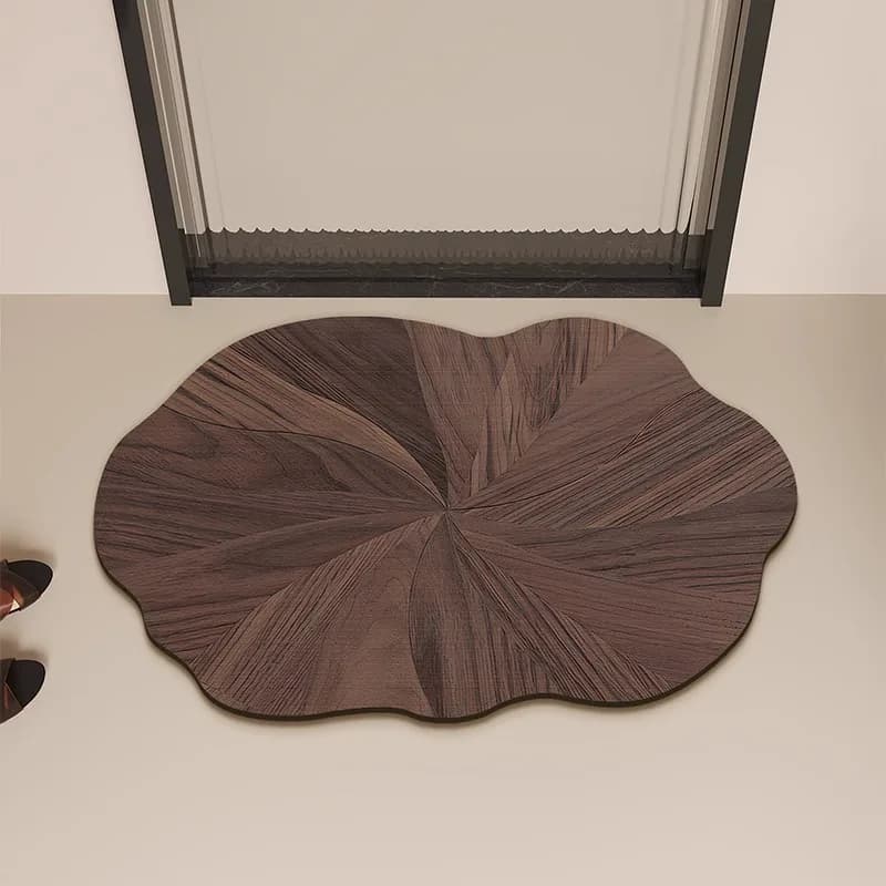 Assorbente per il bagno, tappetino per terra diatomee nell'ingresso del bagno, tappetino antiscivolo, tappeto per WC