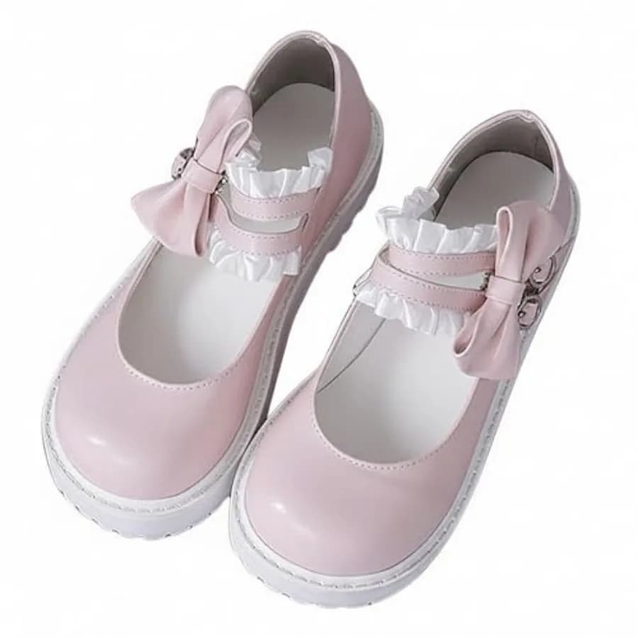 BB BEROBELLO FASHION IS AN ATTITUDE Japanese Sweet Lolita Flat Shoes Maid Cosplay Mary Jane Shoes