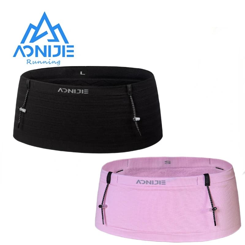 AONIJIE W8116 Sport Elastic Fabric Waist Waist Man Trail Running Waist Belt hydration Waist Waist Phone Door Gym Fitness Marathon