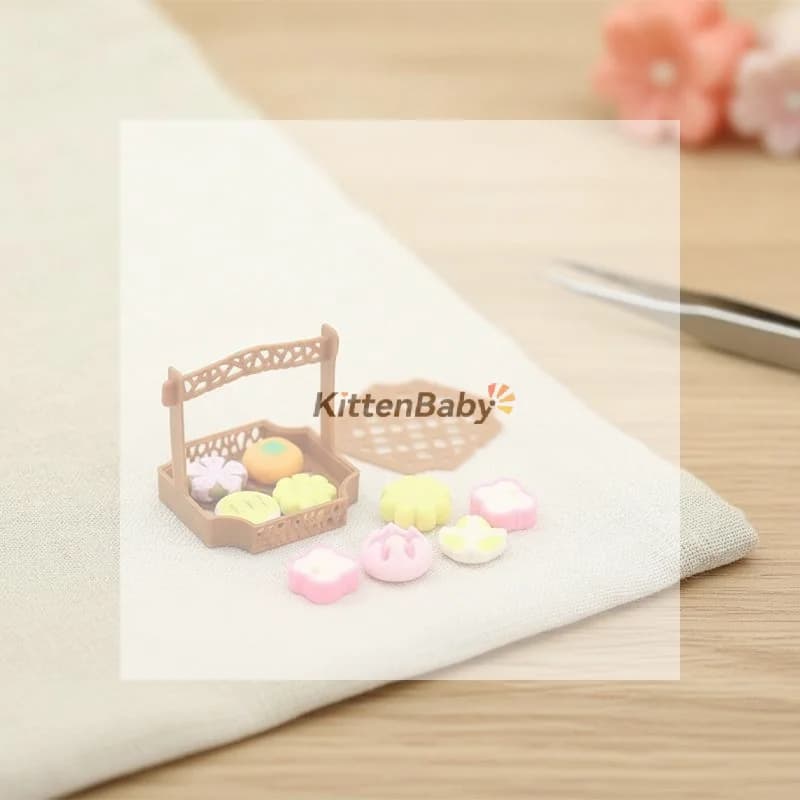 7Pcs Miniature Dollhouse Sumilation Mini Bread Dim Sum With Food Box Afternoon Tea Decoration For Kid Pretend Play Toys
