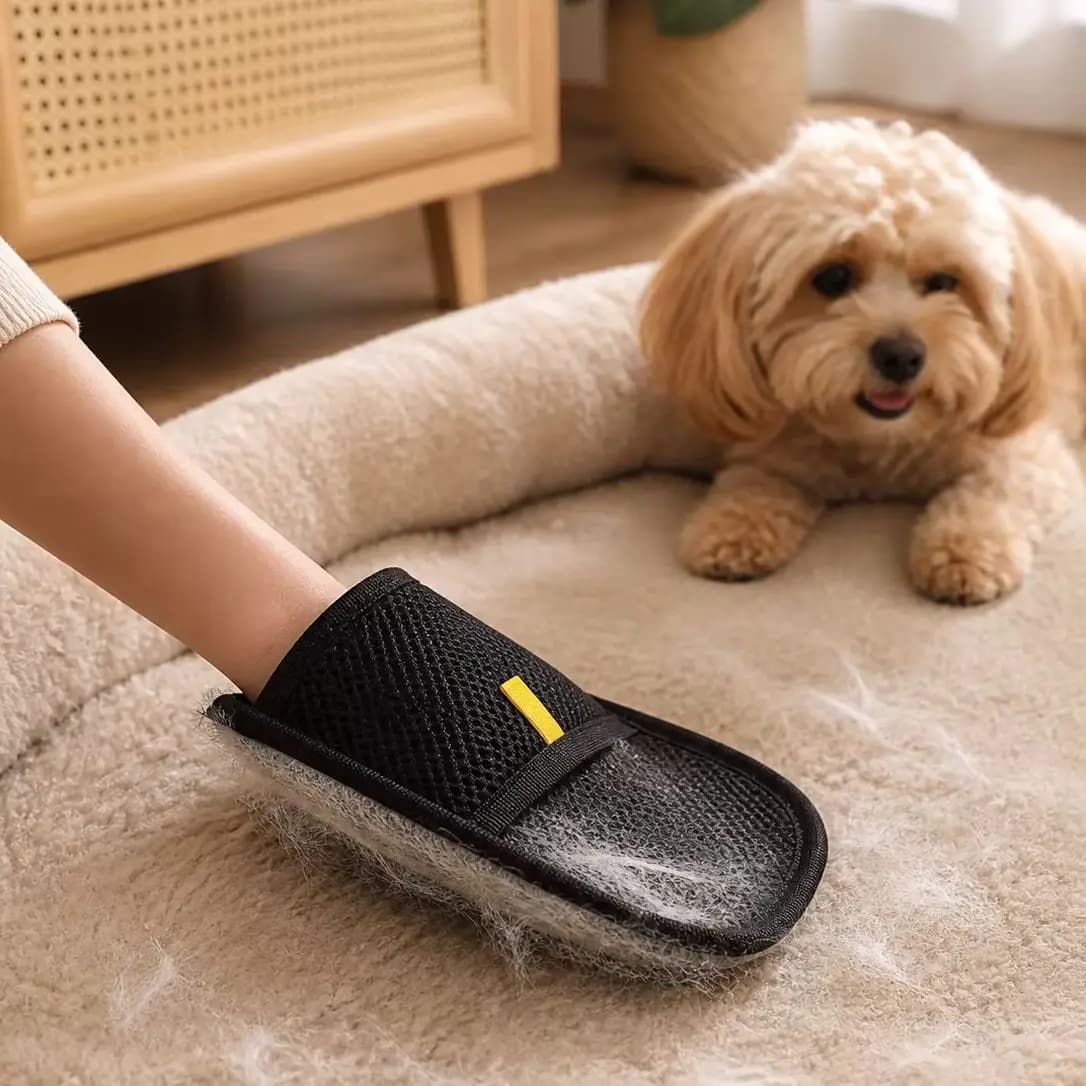 Guanto Riutilizzabile per Rimozione Peli di Animali Domestici, Rimuovi Pelucchi Statico per Peli di Gatto e Cane su Vestiti, Divano, Sedile Auto, Coperta, Cuccia