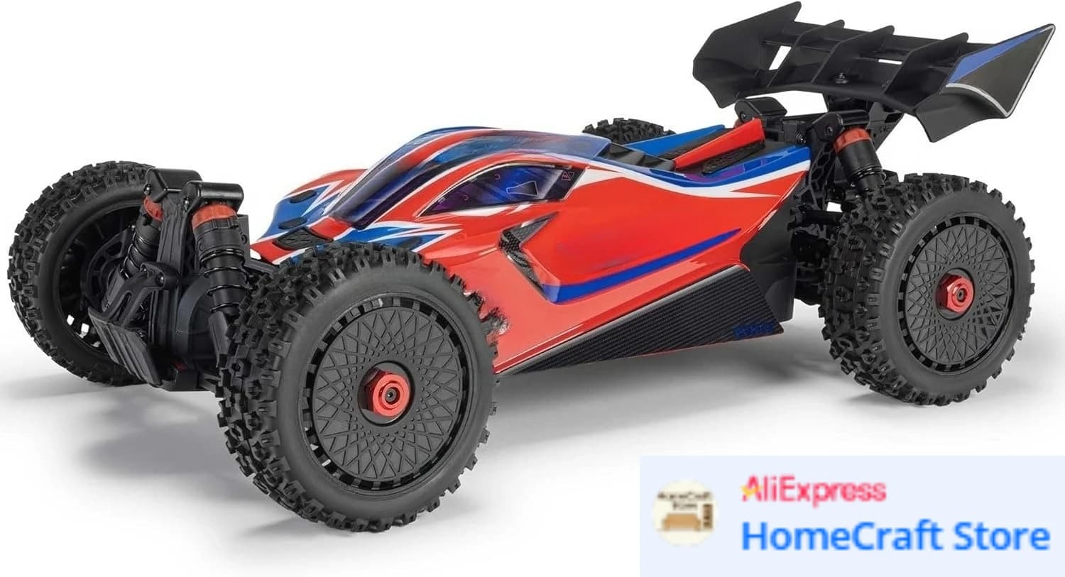 Auto RC 1/8 Typhon 4X4 RTR Brushed Buggy, Rossa (Batteria e Caricabatterie Non Inclusi), ARA4206V4T3