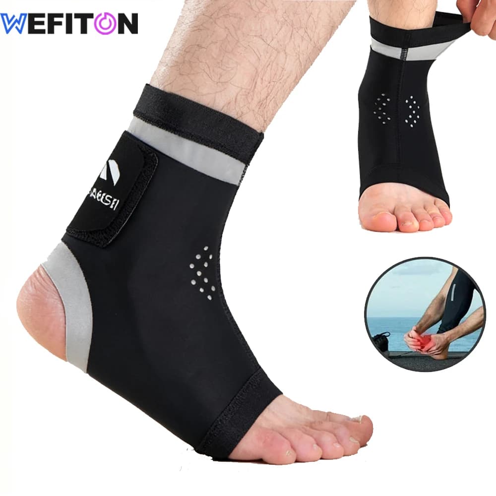 1 pezzo di supporto per caviglia sportivo in neoprene, supporto per alleviare il dolore alla caviglia per uomini e donne, ideale per distorsioni, ceppi, artrite