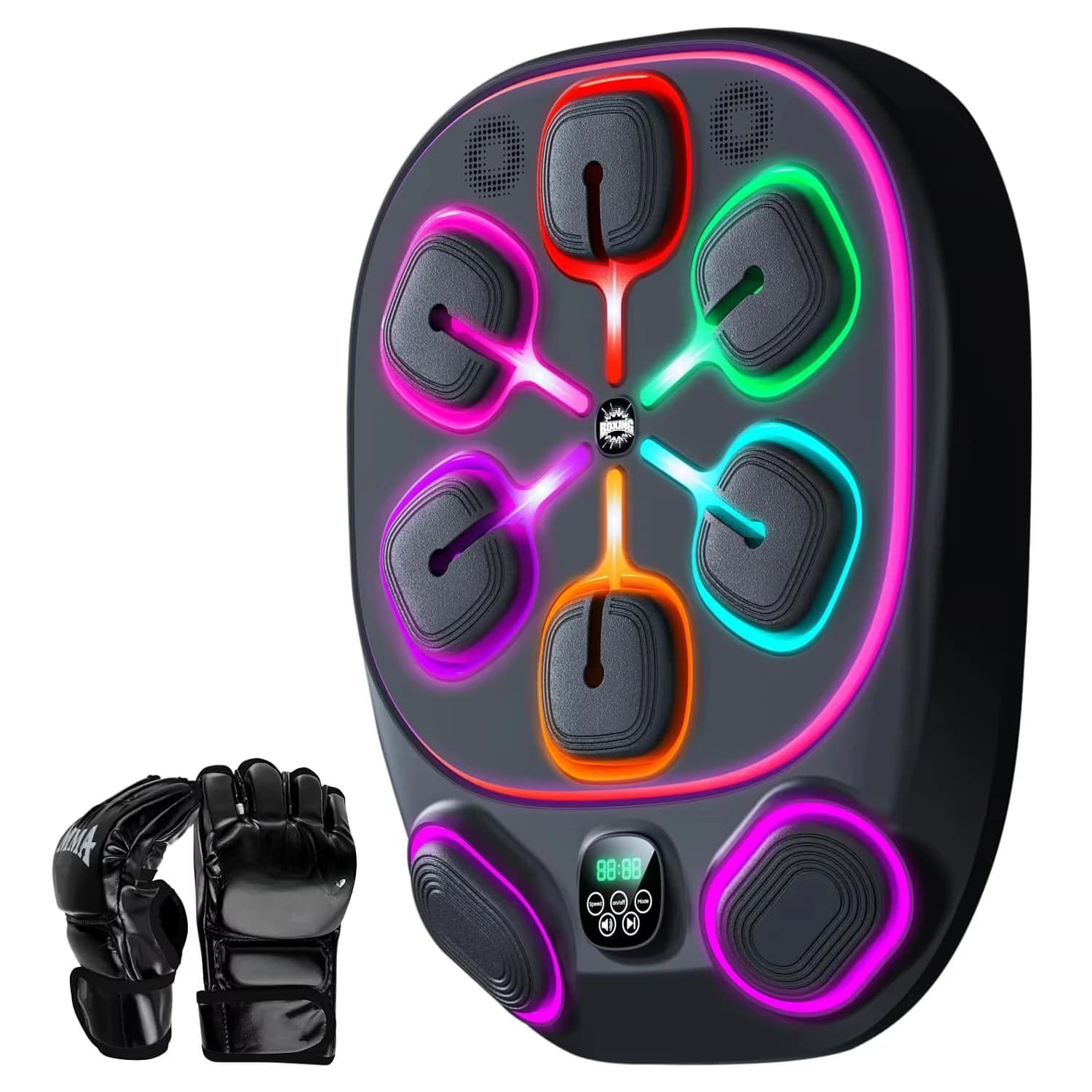 Music Boxing Machine Smart Target Punching Bag Fitness Training Equipment with