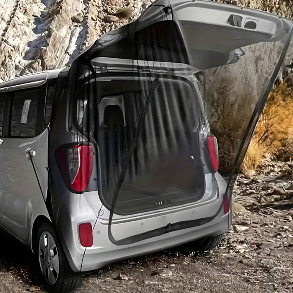 SUV Tronco Portellone Net Rear car door Sun protection Solar door Network Screen Tooth Ventilation Maglia Automotive accessories